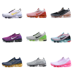 Nike VaporMax Flyknit 3.0 Versatile Comfort Low-Top Running Shoes Men's-2704  